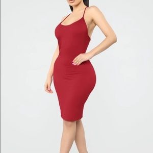 Fashion nova Laurie Mini Dress - Red